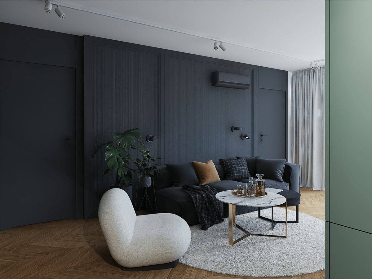 apartment design Interior modern visualization