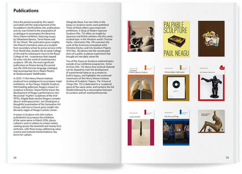Art Gallery  sculpture publication annual review graphic design  print Layout typography   british Photography 