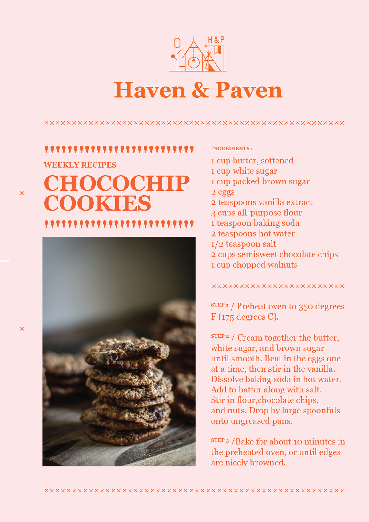 Haven&paven Website design Layout pink