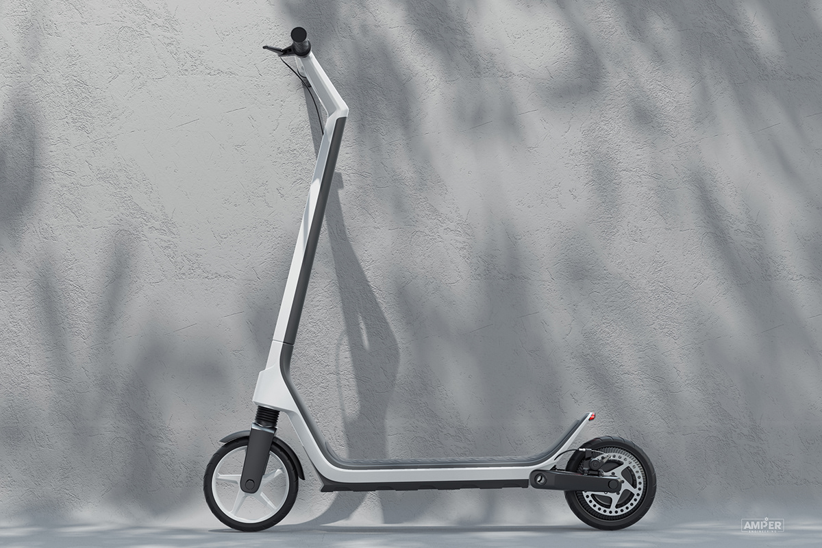 Adobe Portfolio industrial design  product design  Scooter elecric scooter Vehicle Design autodesk alias