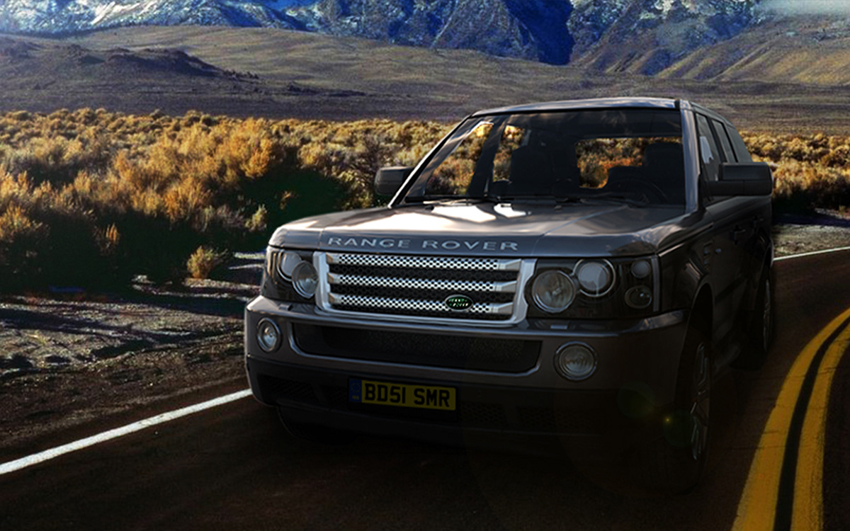 Cars hyper CGI photoshop After effect 3D model modelling FERRARI Land Rover Canon super paint Alias design