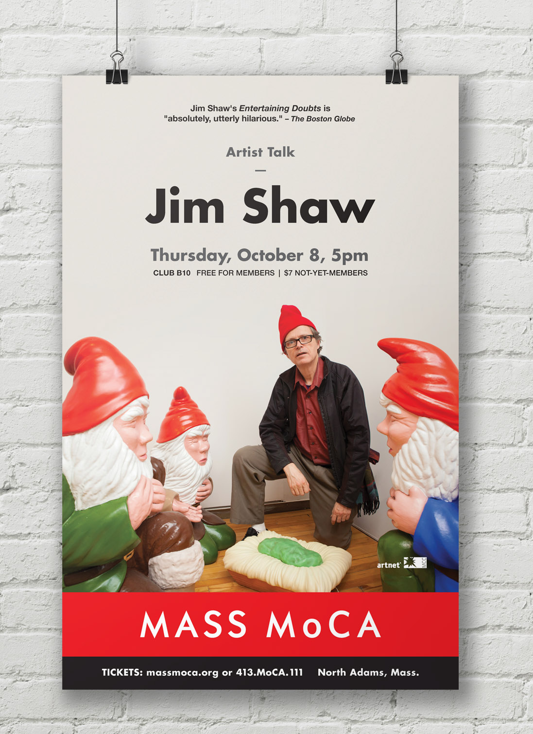 Adobe Portfolio posters Beth Stelling Stephin Merritt San Fermin Jim Shaw mass moca Jacob Pillow's Dance