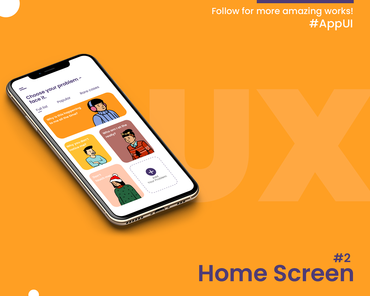 Appdesign appui AppUX DailyUI dailyux designui mobileapp uidesign uiinspiration uiux