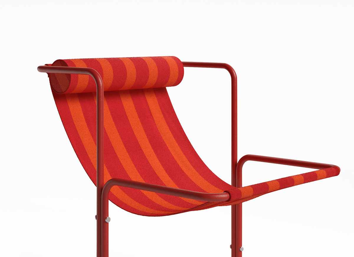 summer Lounge Chair Outdoor Outdoor Design outdoor furniture chair Render 3D