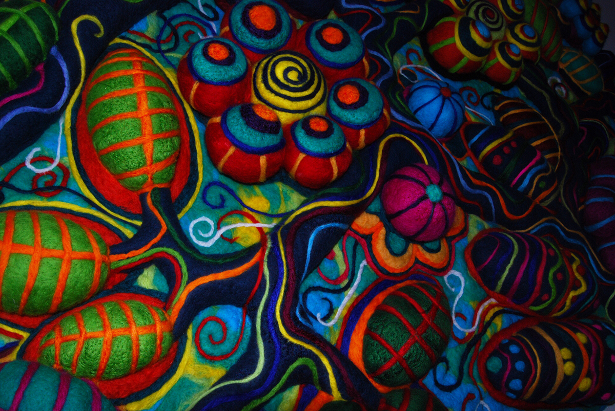 tapestry needlefelting felting textile art