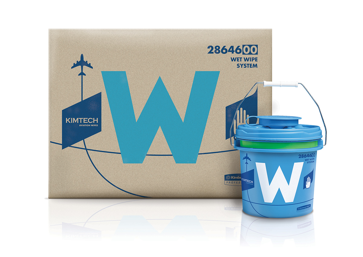 packaging design  wipes  Aviation  kimtech  kimberly clark
