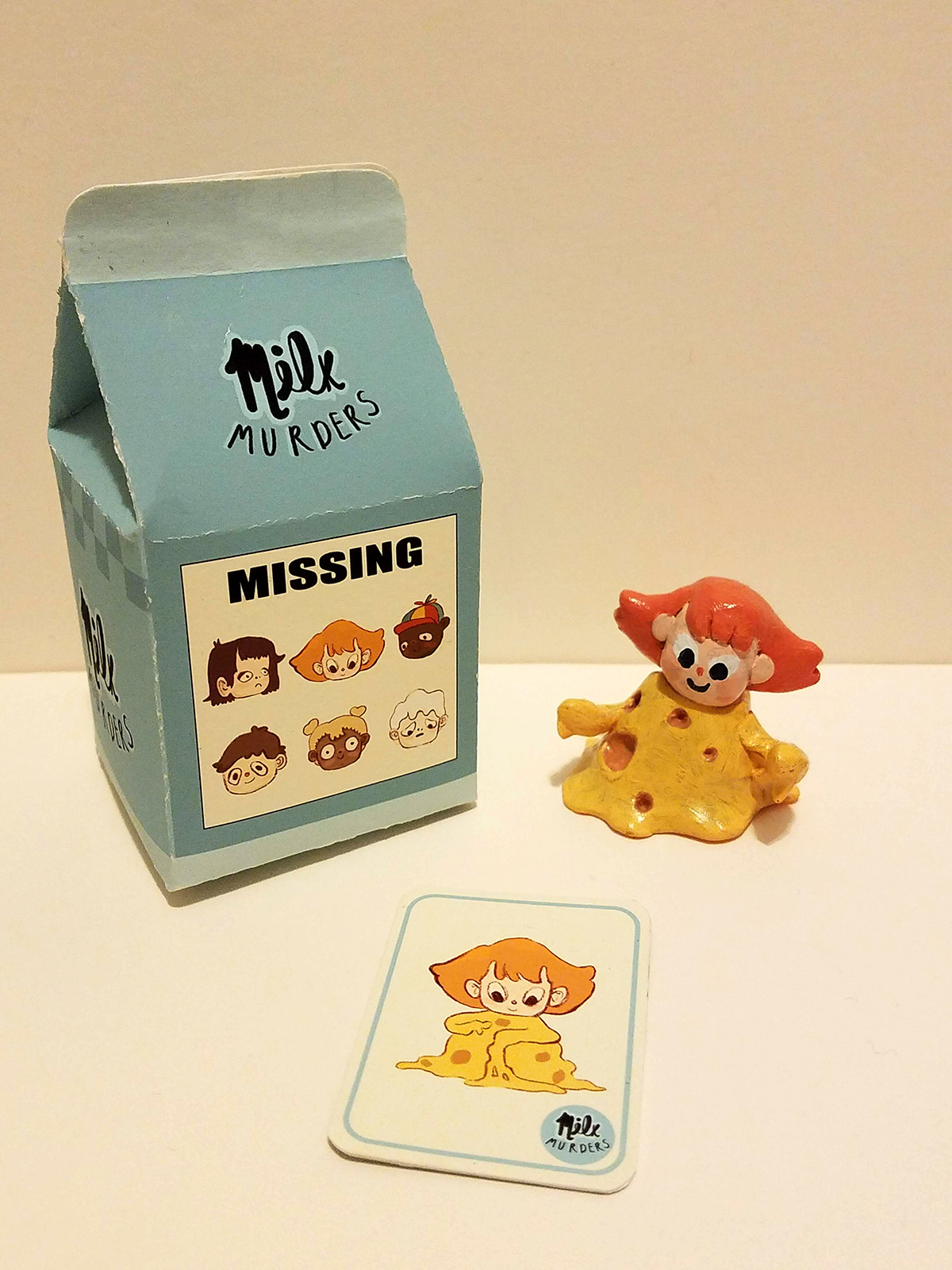 blind box design Milk Carton Packaging toy toy design 