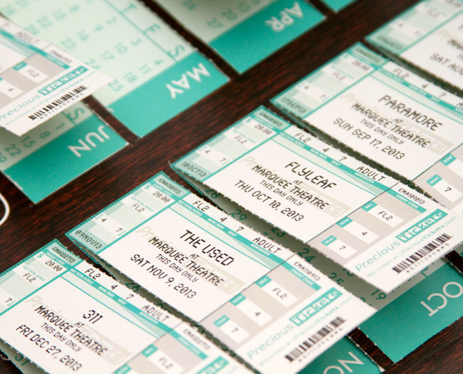 interactive design Poster Design Marquee theatre calendar music quotes season tickets