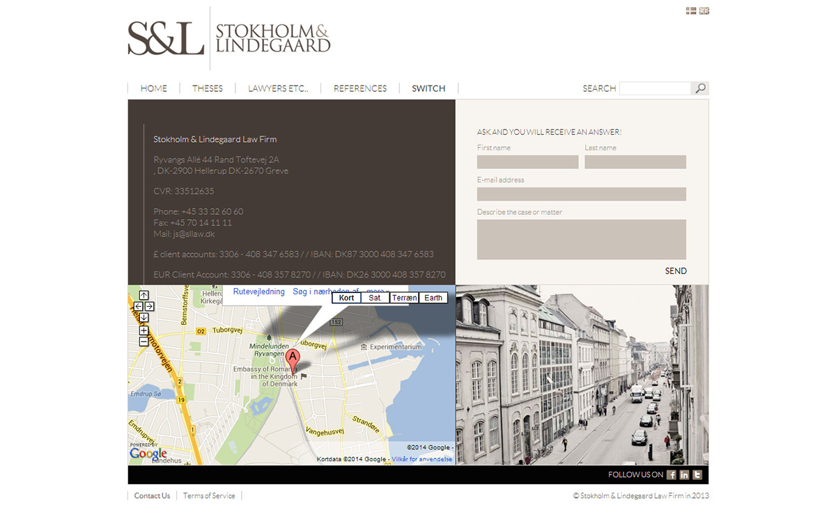 lawyer website designer Lawyer Website Developer denmark wordpress website Customization