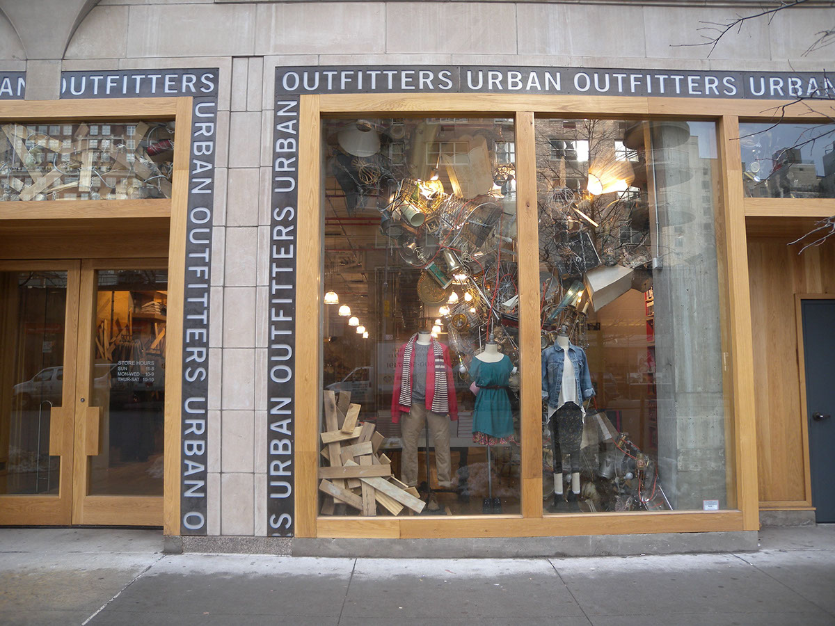 junk Urban Outfitters Display visual Retail Window