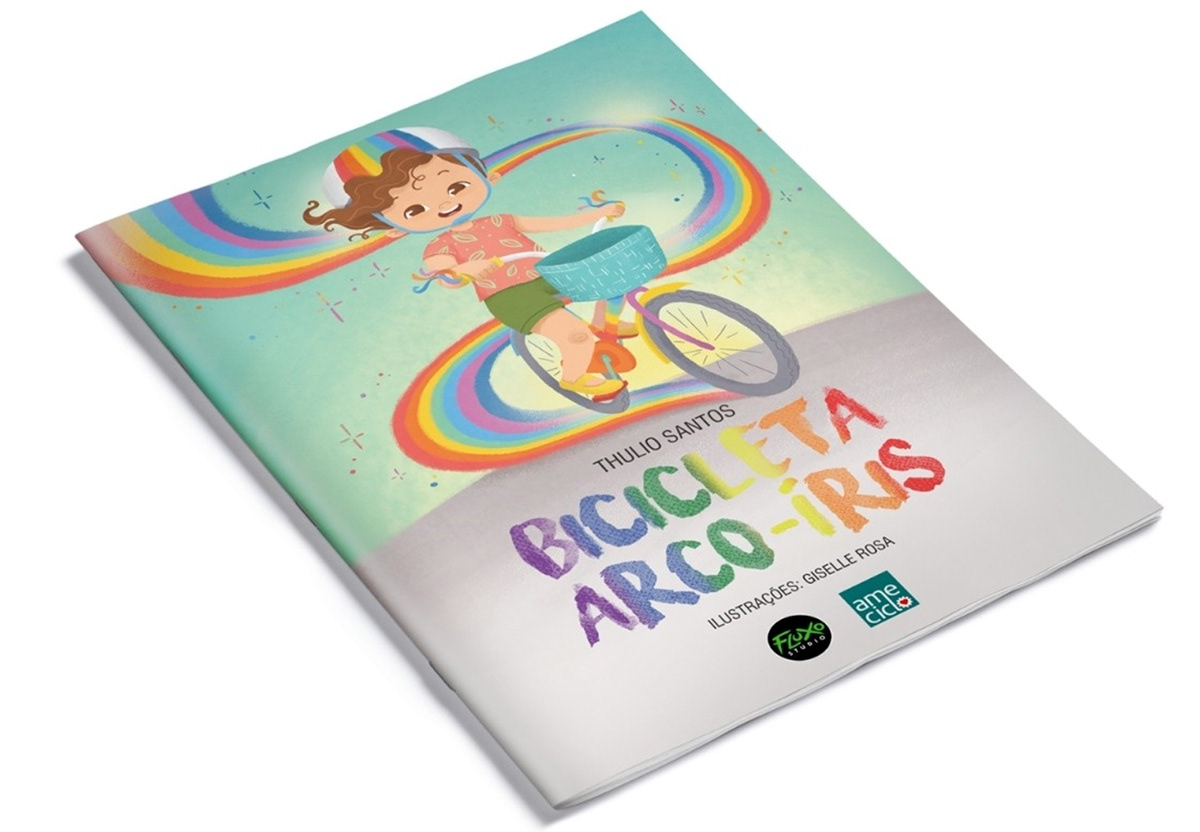 bicicleta Bike book cover Crianças Cycling Digital Art  ILLUSTRATION  infantil Livro