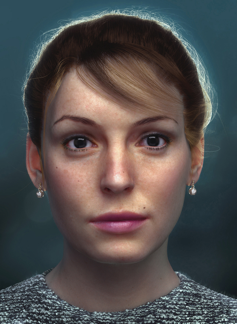 Zbrush 3ds max vray realistic portrait