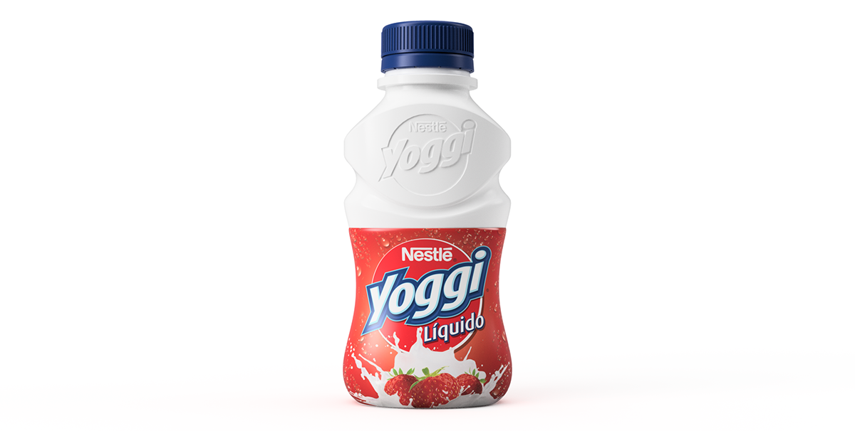 package design nestle Yoggi liquid yogurt Portugal Logoplaste Innovation Lab