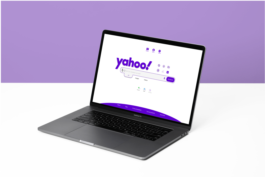 design search engine Yahoo! yahoo Website mobile UI/UX Figma