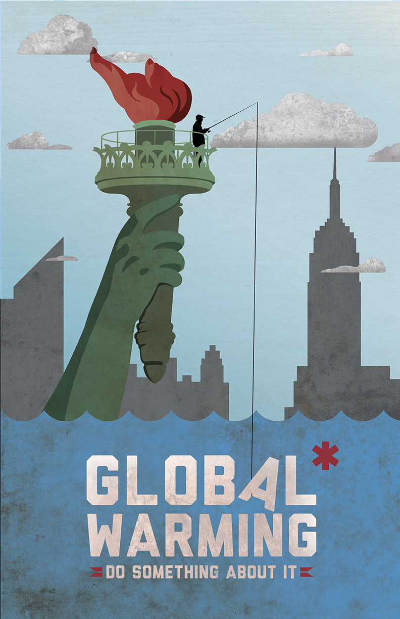 global warming poster