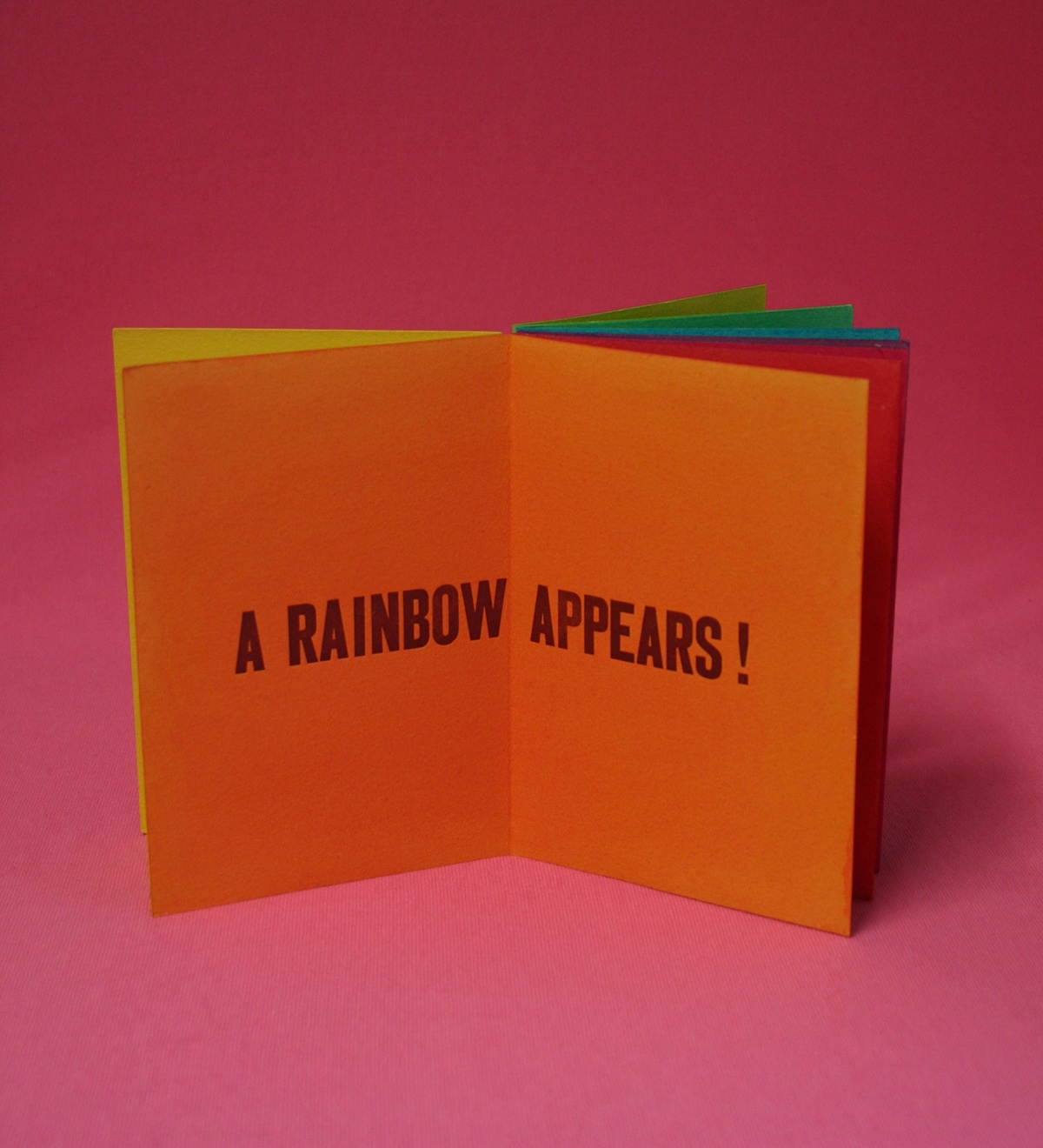 rainbow book books color