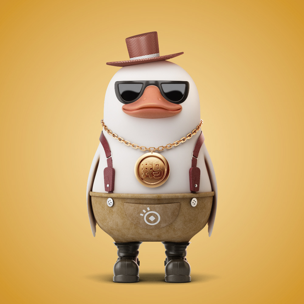 3D Goose character on Behance