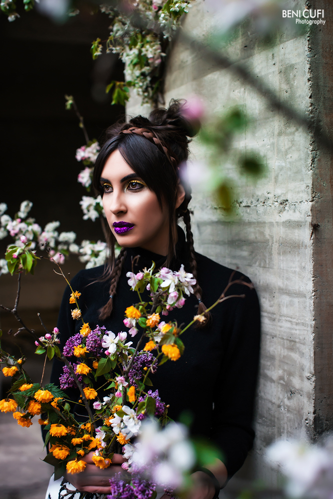Fashion  Photography  direction Nature models composition digital spring Flowers sprout