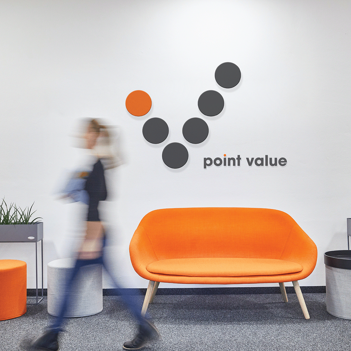 point value business research economic center consultancy brand logo branding 