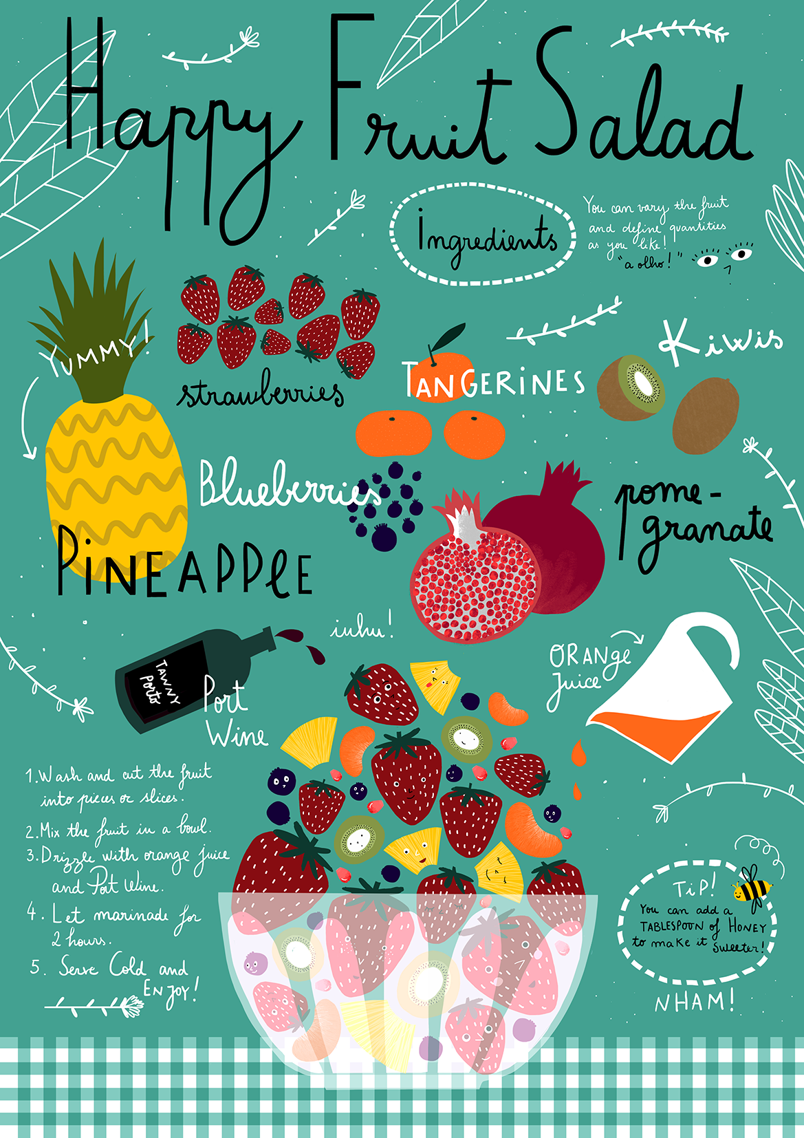 Food  Fruit color recipe