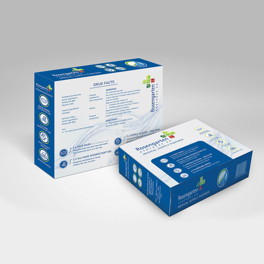 medical box packaging design 