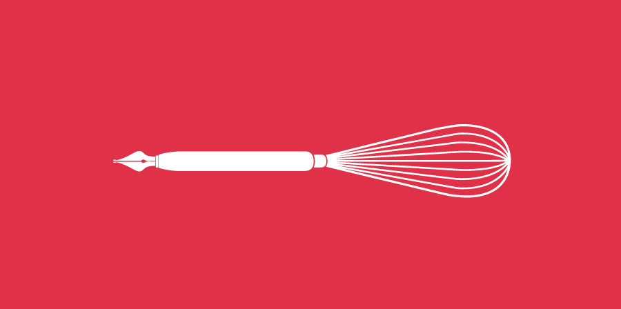 red pen Web logo cook chef cooking tutor school schooling knowledge identity London learning
