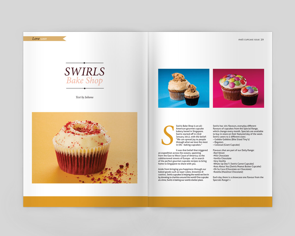 cupcake Zine  dessert publication editorial
