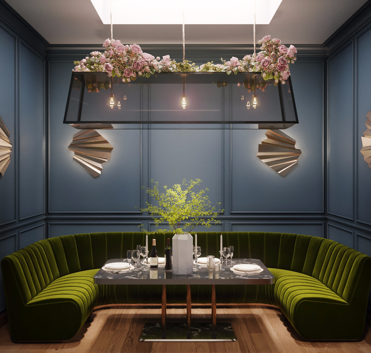 cafe interior commercial interior corona renderer designatelier interior design  Interior Visualization modern interior modern restaurant restaurant restaurant interior