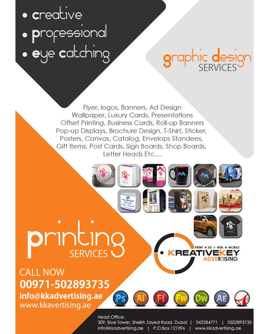 flyer brochure ad design graphic