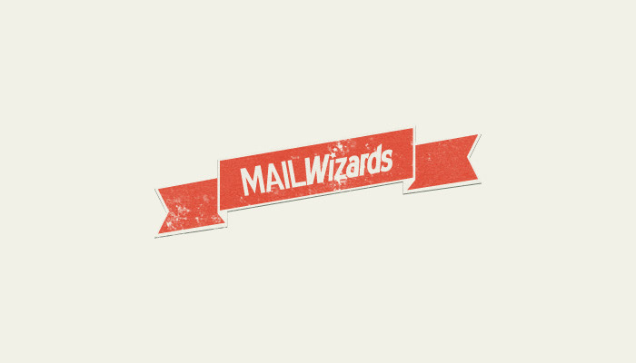 mail Wizards Email campaign Retro red green pastel air