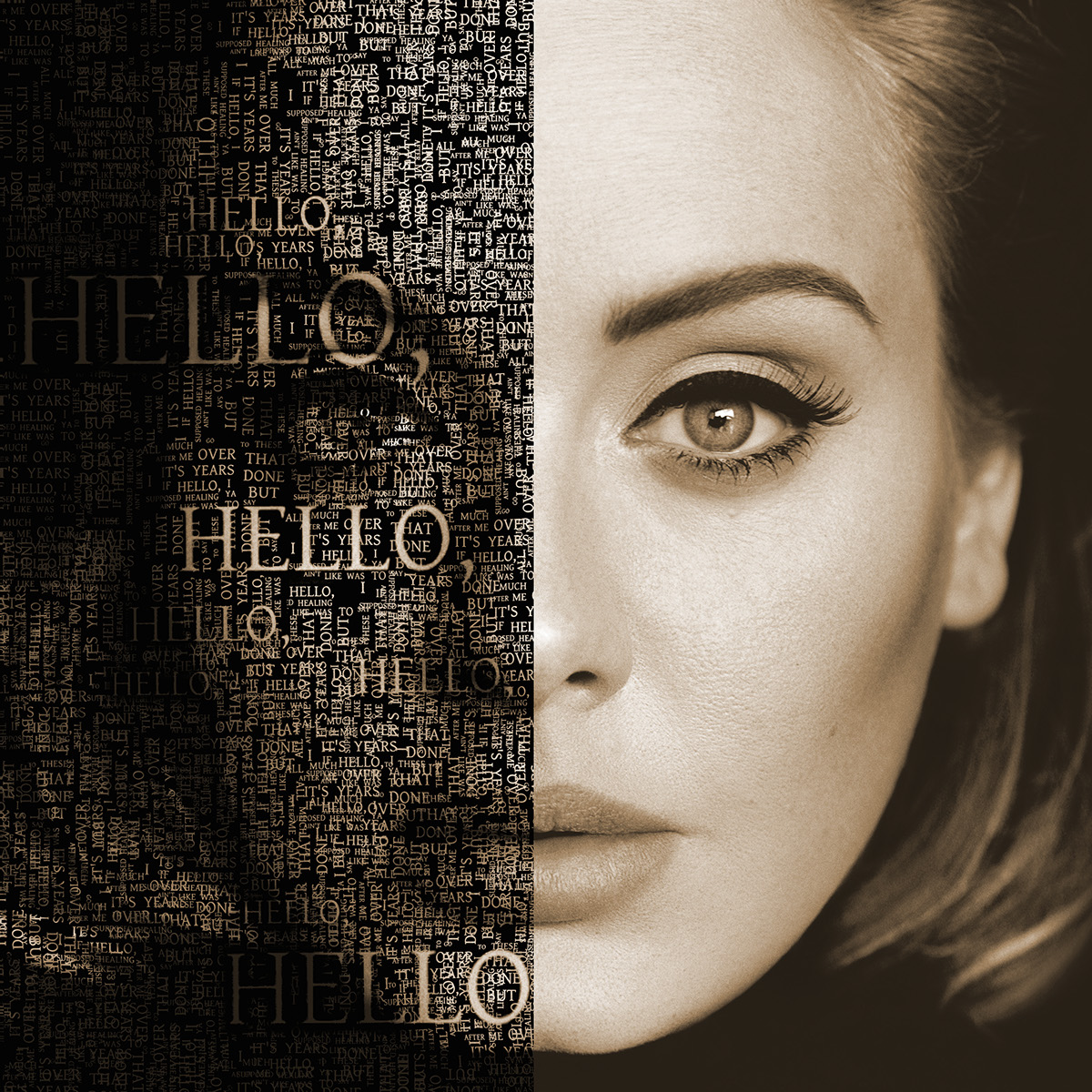design editorial newspaper Adele musica