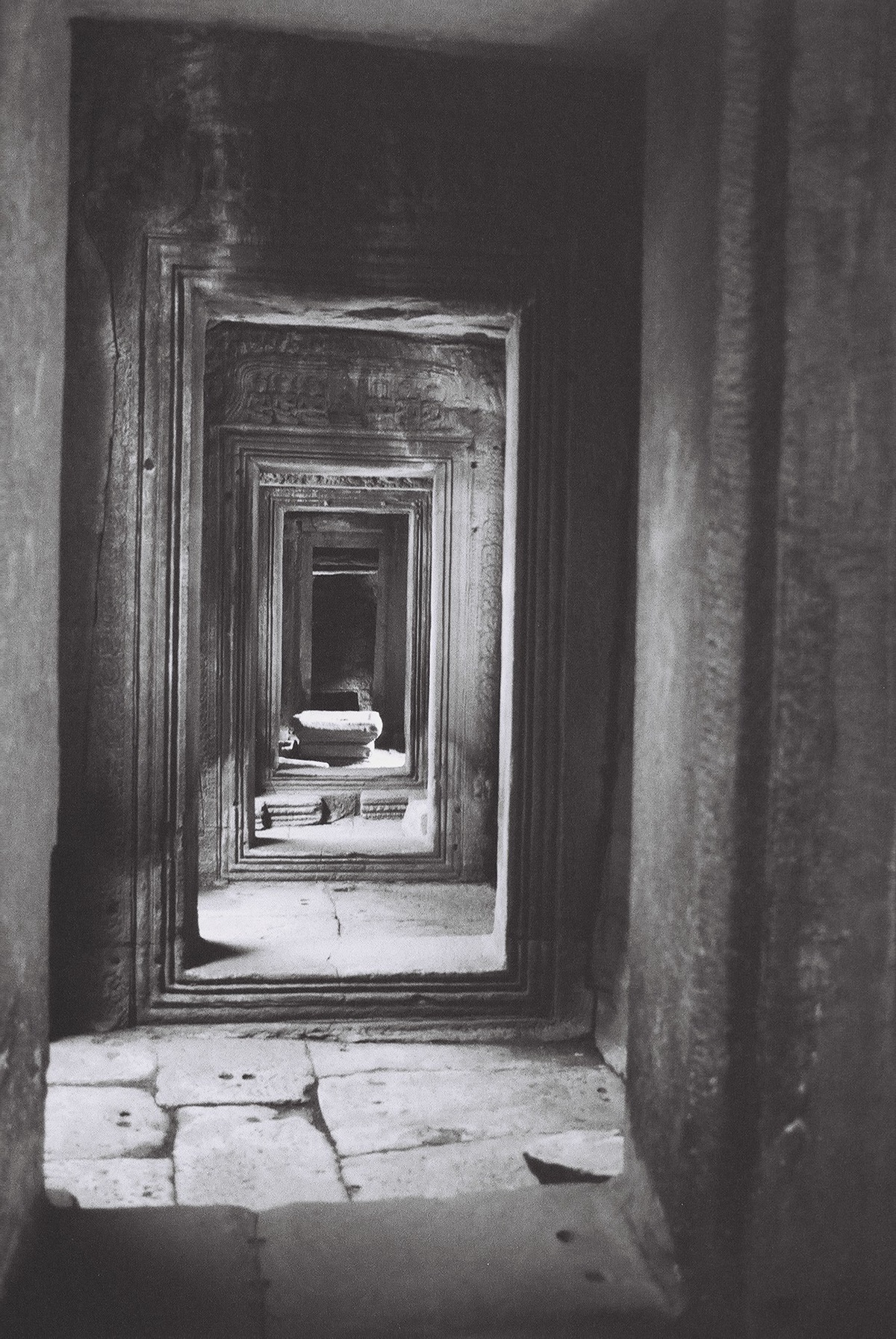 Cambodia film photography Analogue art deco Angkor Wat b&w