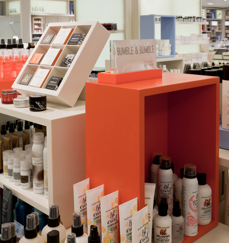 UXUS Selfridges beauty workshop oxford street Retail design retail interior cosmetics display design