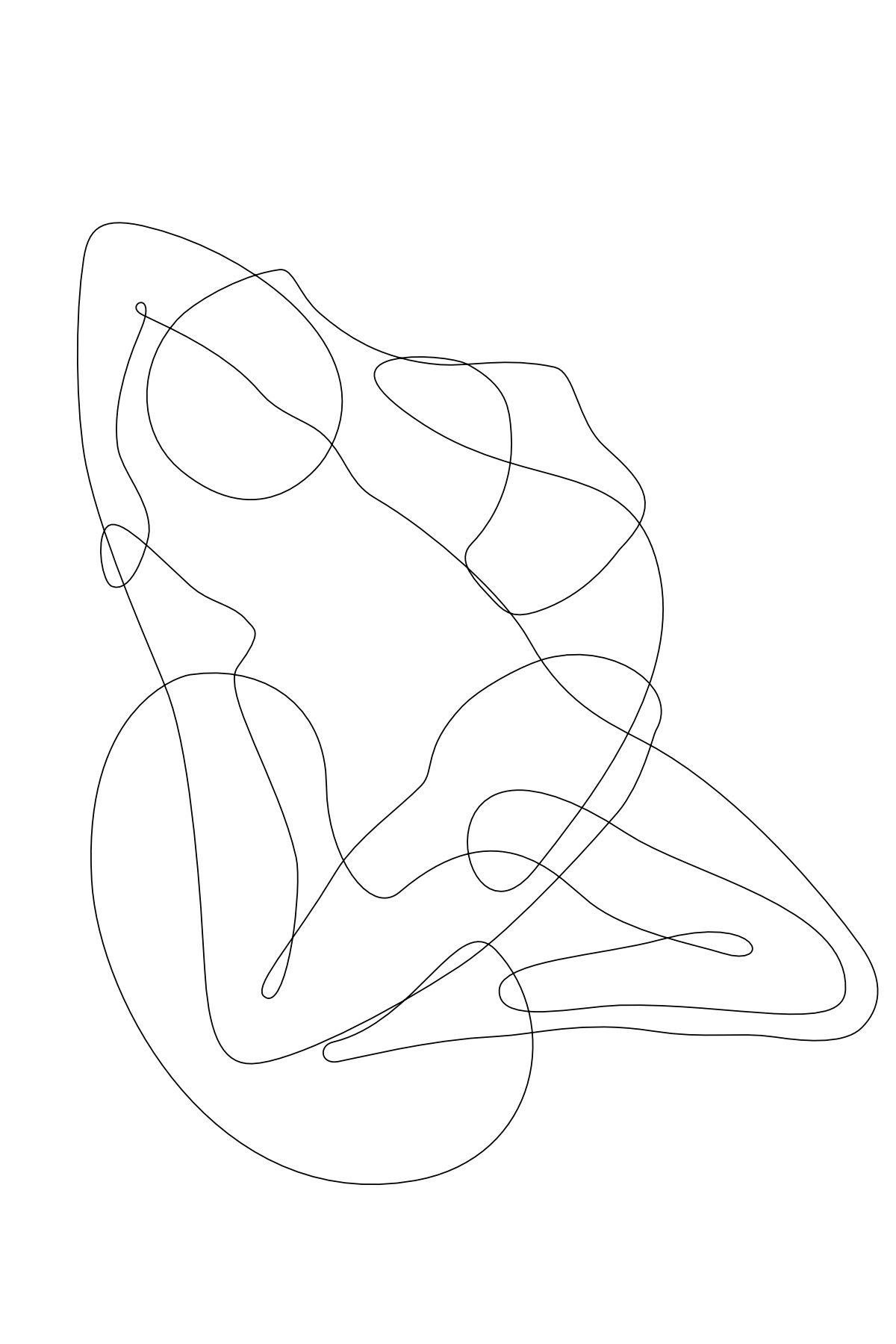 In One Line A Graphic String Theory on Behance