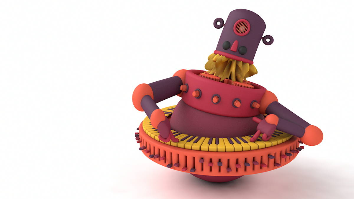 3D Character Character Character design  concept art cute digital illustration funny kawaii monster robot