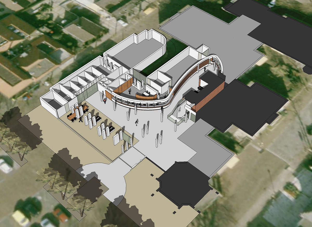 Extension uitbreiding city hall stadhuis raadhuis Klaas Vermaas design competition