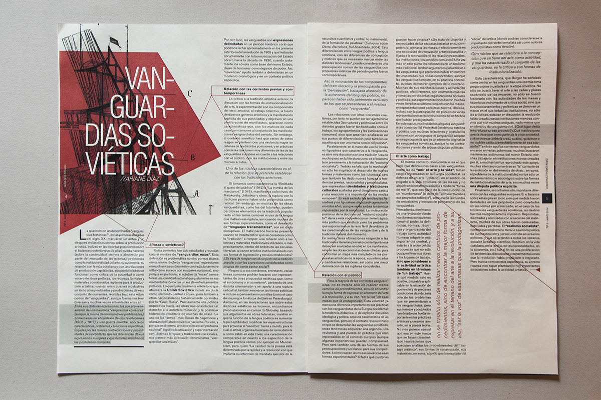El Lissitzky revista magazine constructivismo constructivism ruso russian