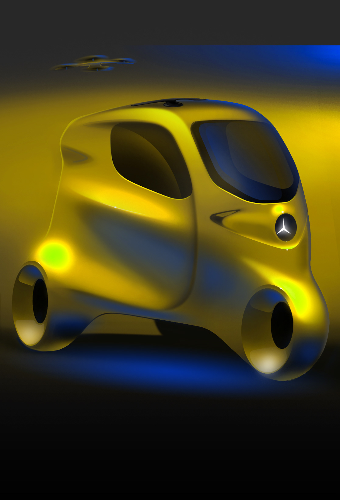 car concept sketching ideation Rickshaw
