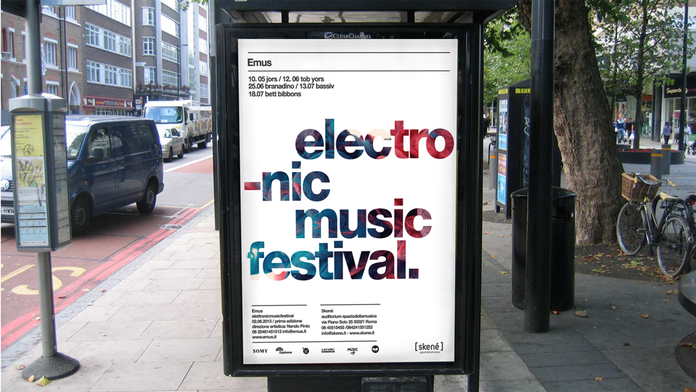 grafico design poster musicfestival Illustrator