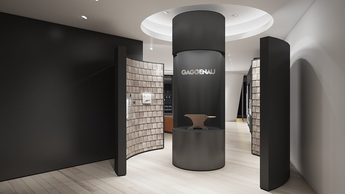 showroom 3D rendering