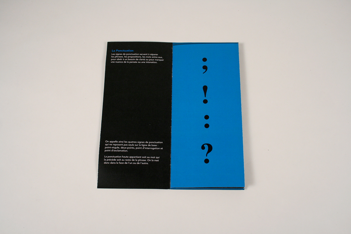 typograpy pamphlet