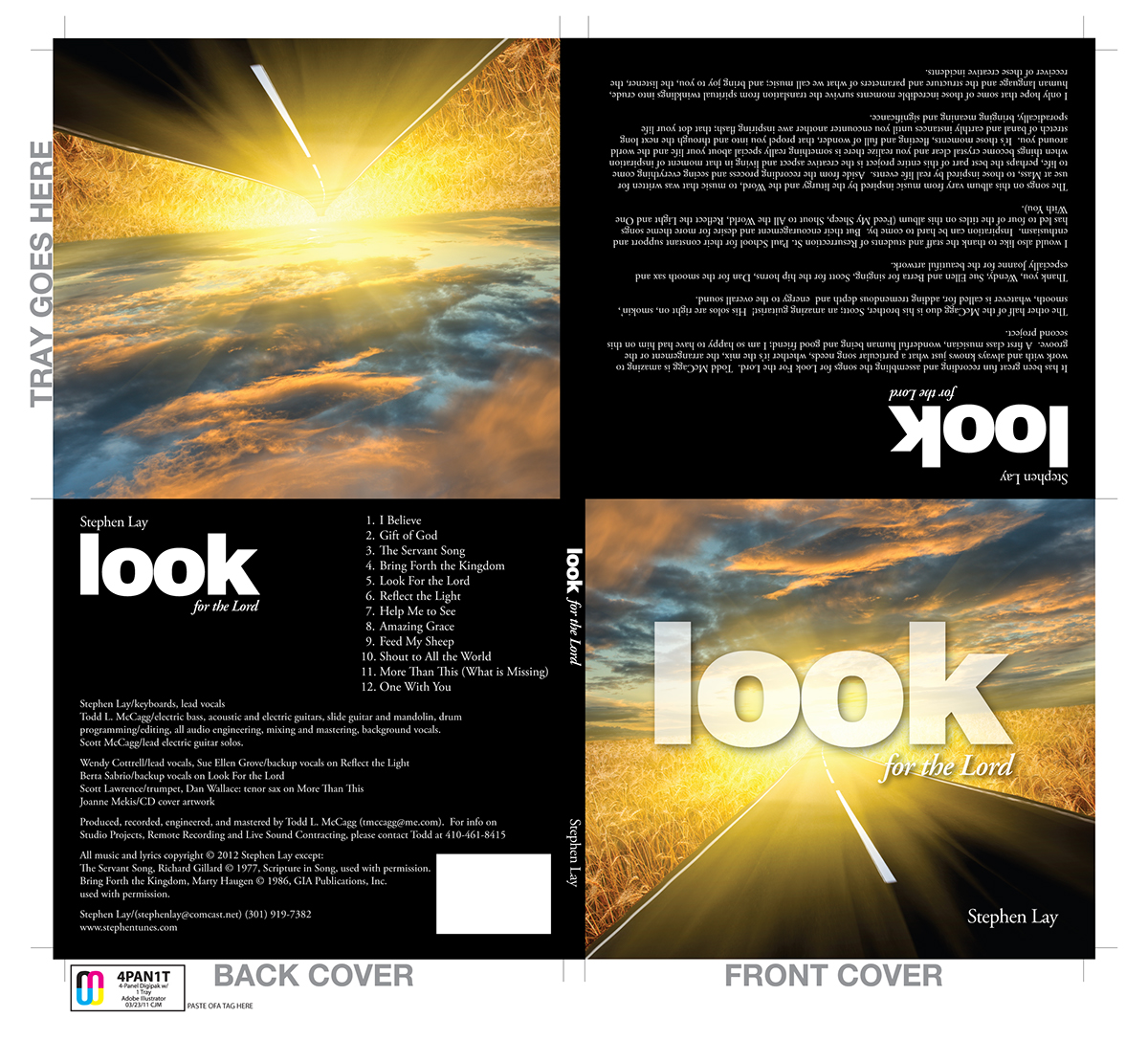 music cd package design  stephenlay