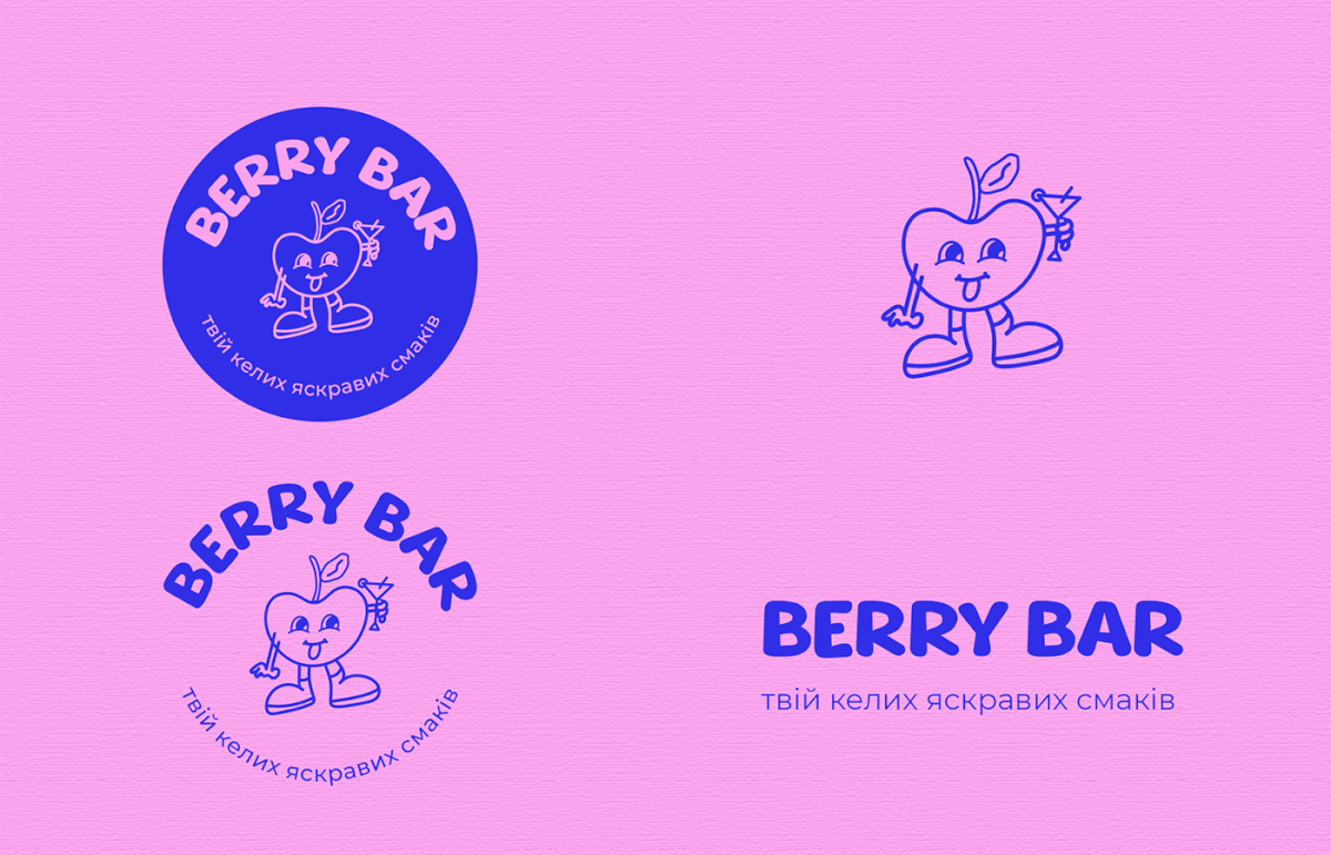 Berry Bar [ brand identity cocktail bar] логотип бар on Behance