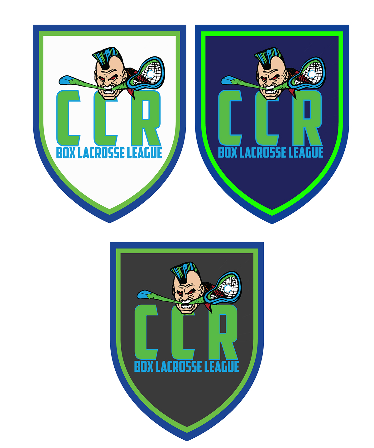CCR box lacrosse logo
