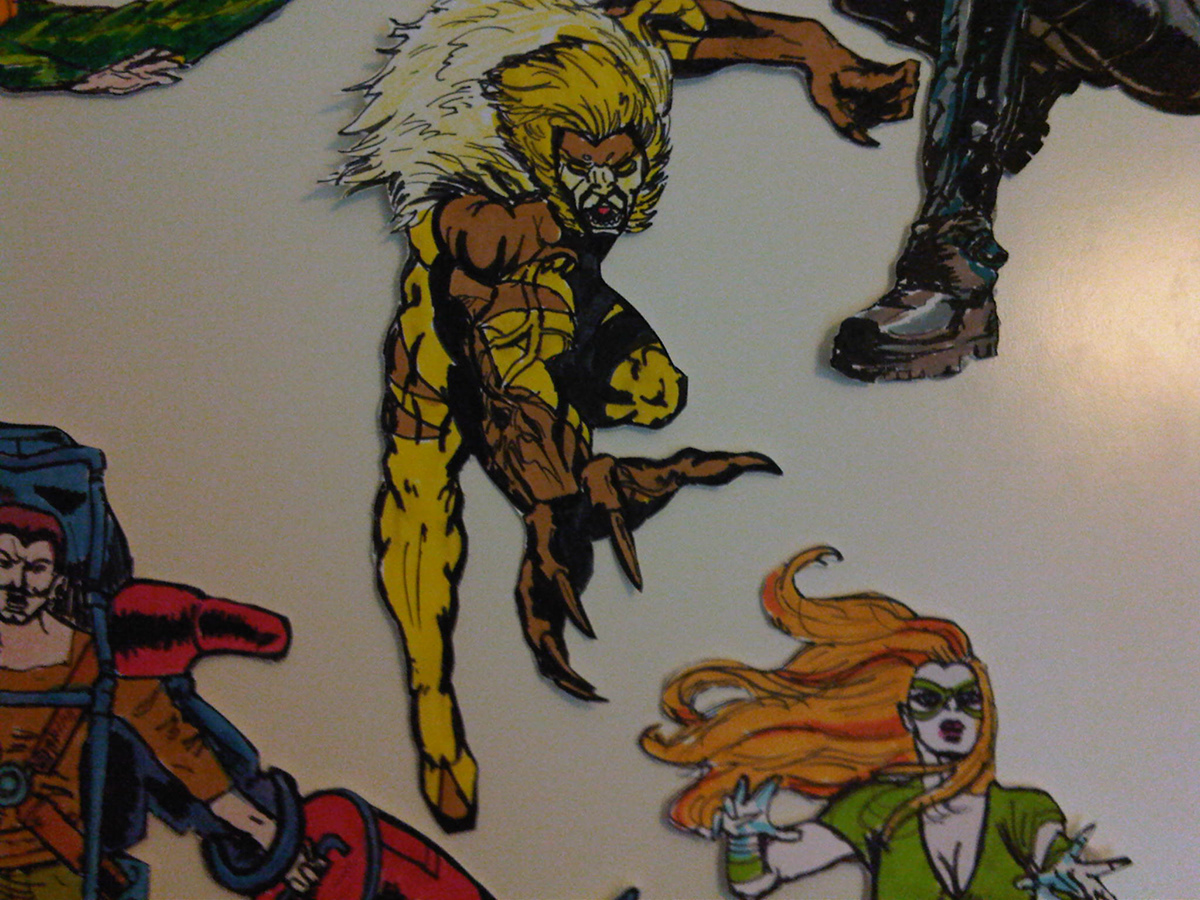 super heroes X Men Cartoons drawings kids Collection