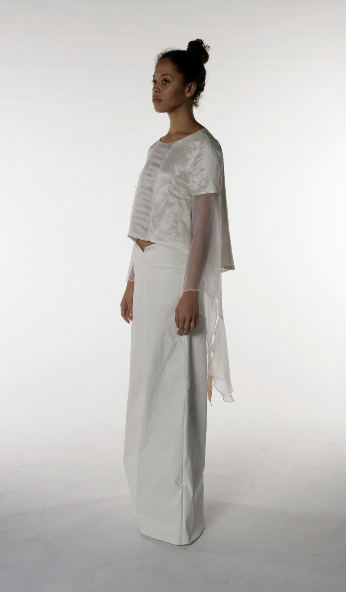 fashion design silk organza Silk Linen Denim senior thesis sewing bridal