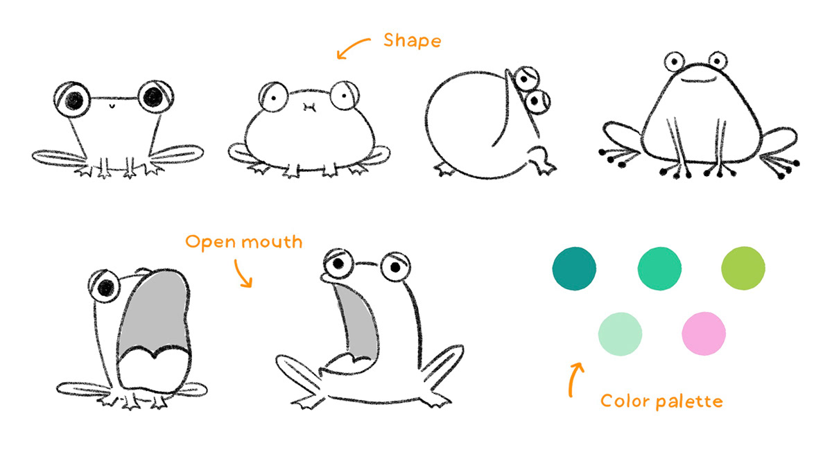 3D animals animation  cinema4d design ILLUSTRATION  Procreate redshift sketch motiondesign
