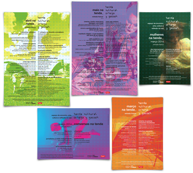 identidade visual design gráfico folder Relatório cartaz cultura