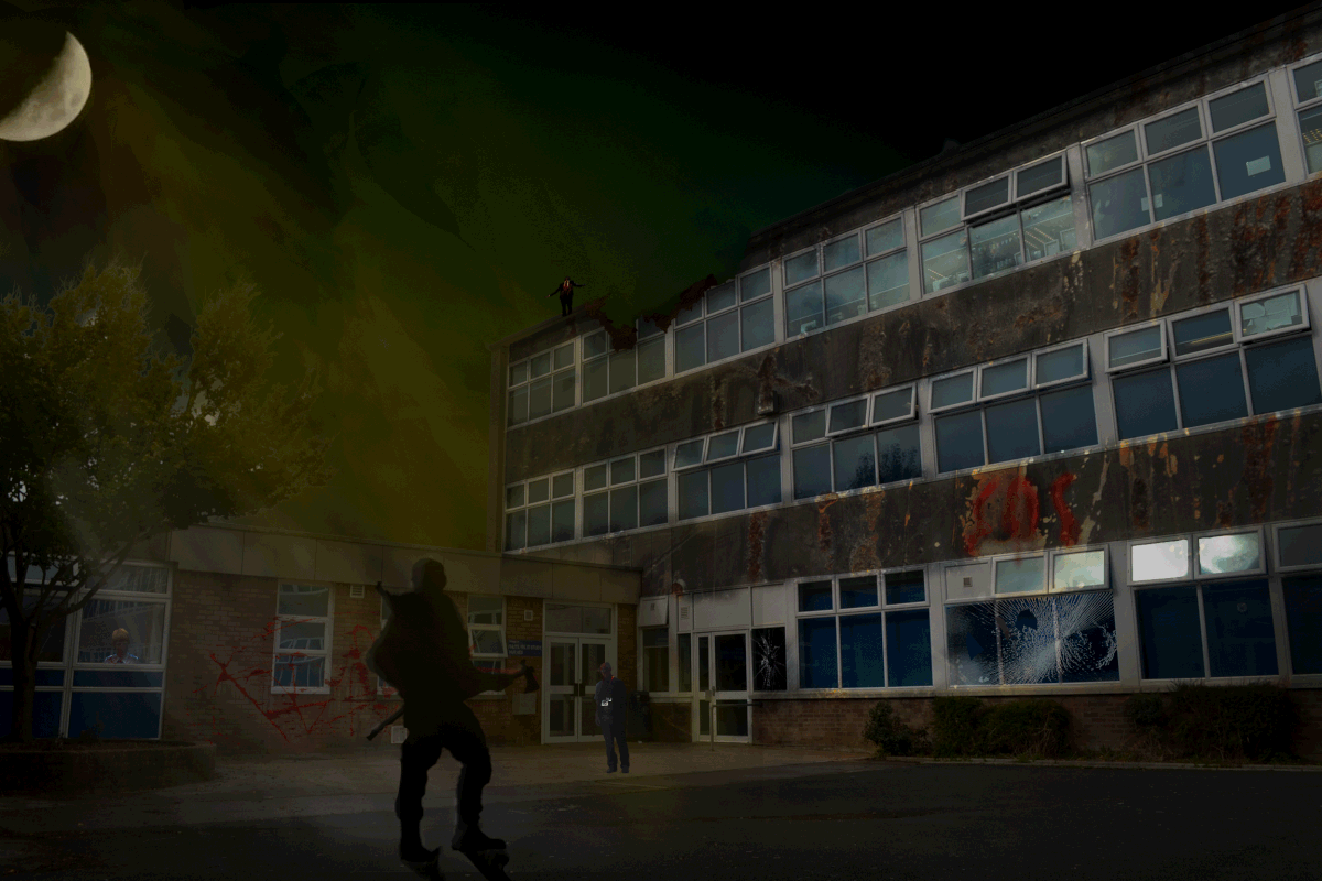 the anonymous survive zombies SDCC stoke dameral school dead survivor