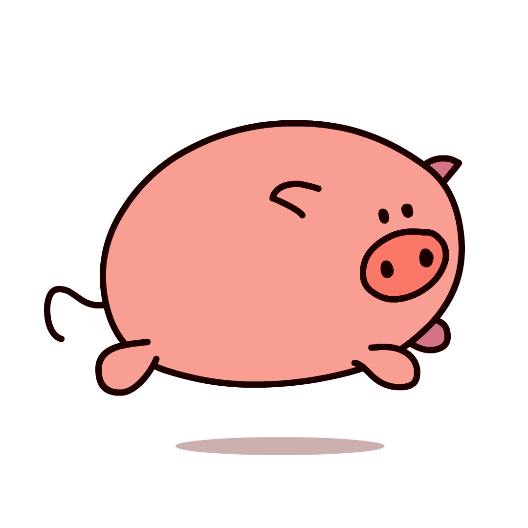 animation  bacon Character design egg funny pig Runcycle vector
